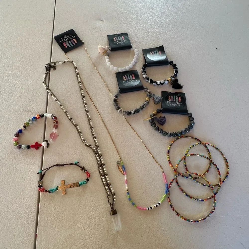 Colorful Beaded Jewelry Set